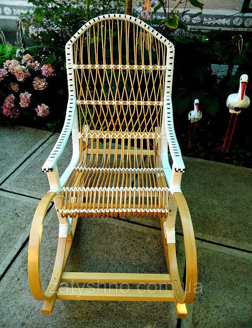 Качалка из ротанга лозы ручной работы Киев - изображение 5