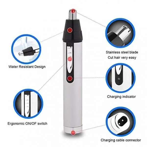 Тример GEMEI GM-3107 3в1 насадка для гоління, носа та вух, брів, зарядка від мережі 4039 Одеса - фото 10