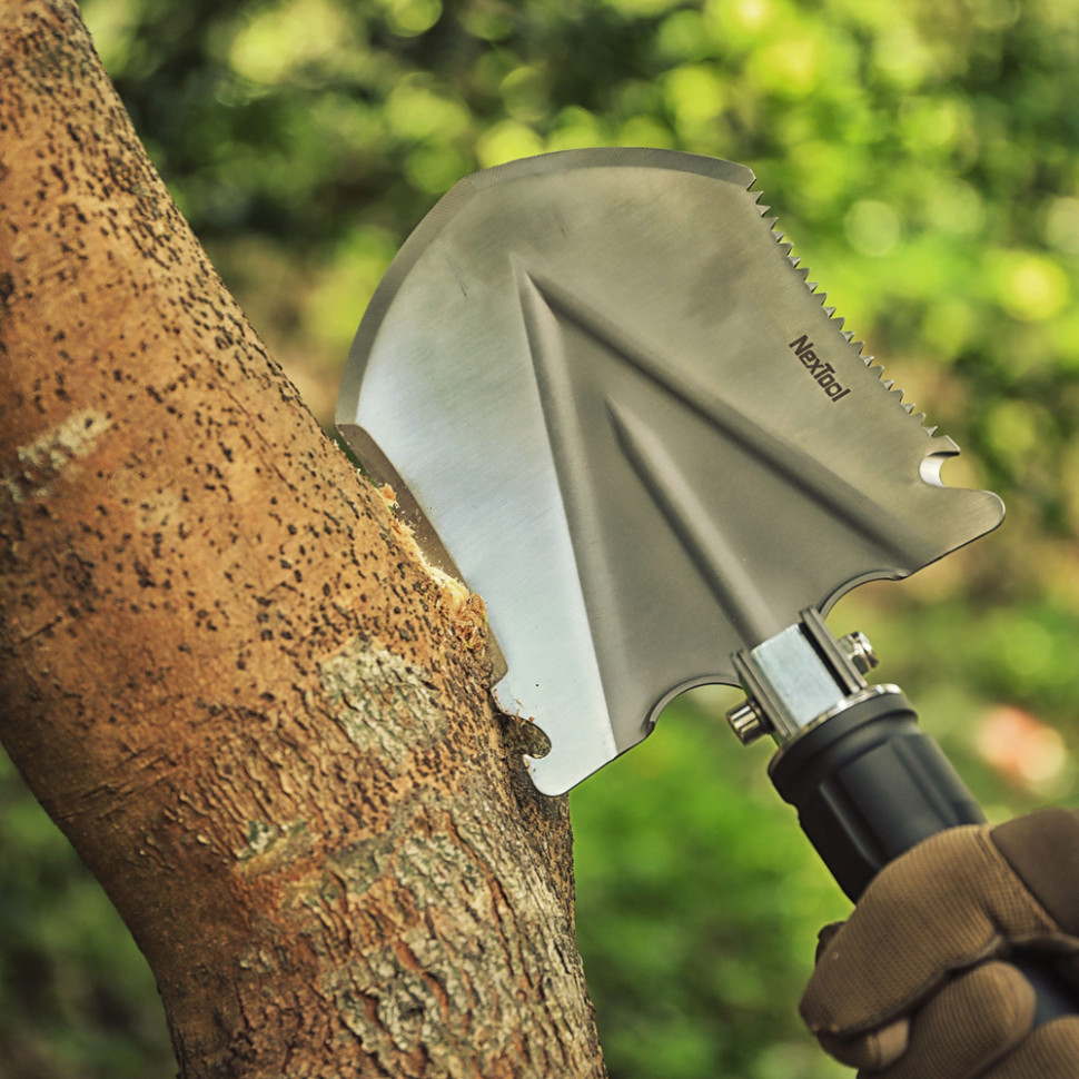 Багатофункціональна складна саперна міні лопата NexTool NE20033 Київ - фото 6