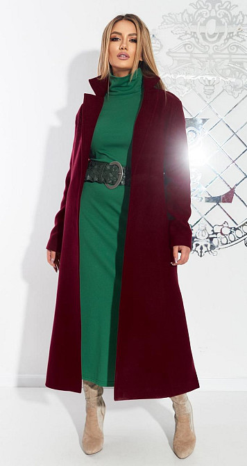 Кашемірове пальто з розрізами Київ - фото 4
