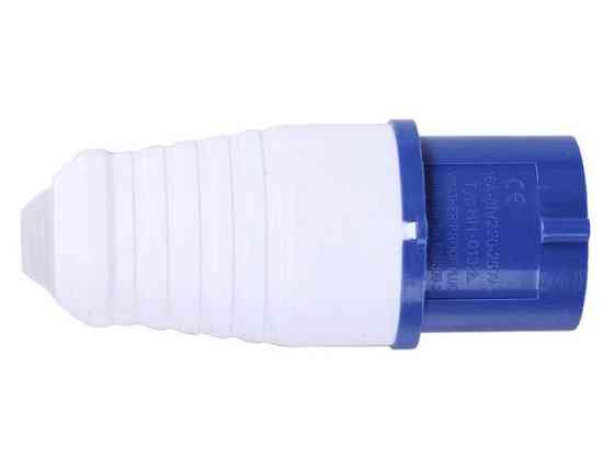 Силова вилка SF-023  16A 6h 220-250V на генератор Мукачево