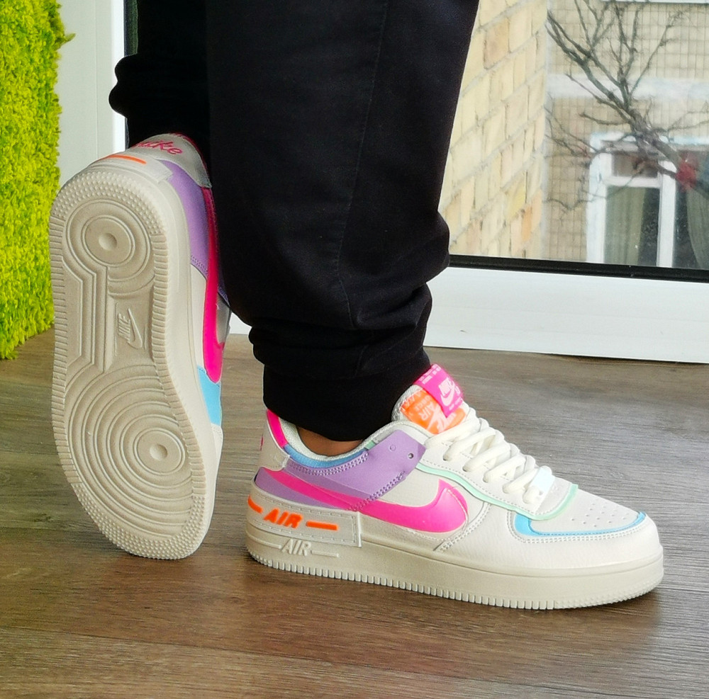 Кроссовки Nike Force Белые Женские Кожаные Найк Форсы (размеры: 36,37,38,39,40,41) Видео Обзор - 51 Днепр - изображение 5