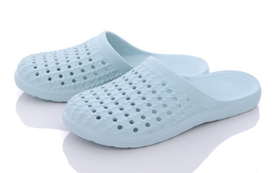 Тапочки шлепанцы пена женские закрытые голубой Одесса - изображение 4