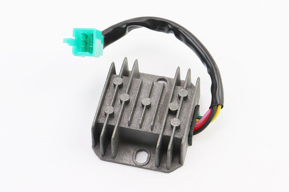 Реле-регулятор напруги 5 дротів - "5" (роз'єм малий "тато") Київ - фото 1