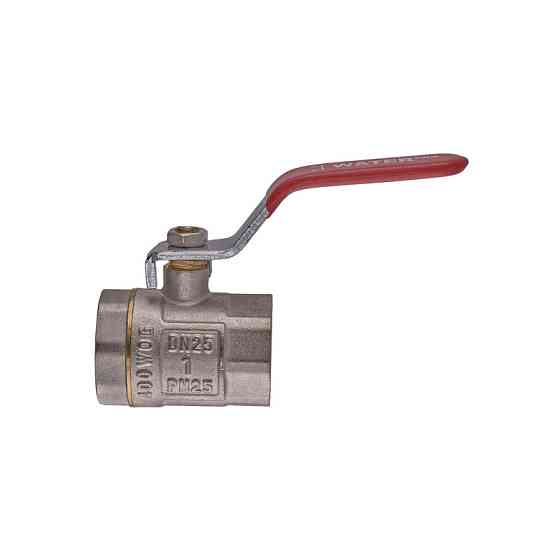 Кран кульовий ГГВ, ручка "важіль" червона Waterpro WP602-25FFL - 1" FFL (WP0137) Київ