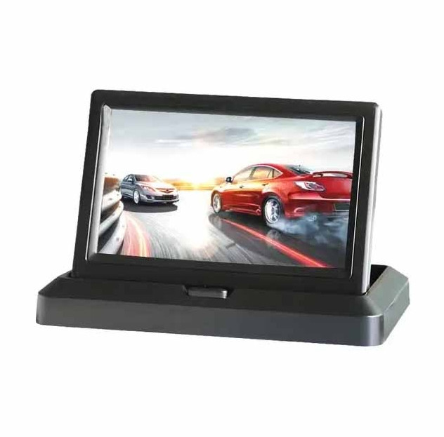 Автомобільний дисплей DS-5M екран 5" для камери заднього виду (Чорний) Вінниця - фото 2