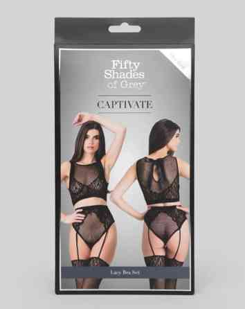 Кружевной комплект Fifty Shades of Grey Bra Set one size Sex Aura Киев