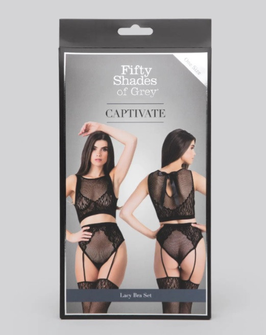 Кружевной комплект Fifty Shades of Grey Bra Set one size Sex Aura Киев - изображение 1