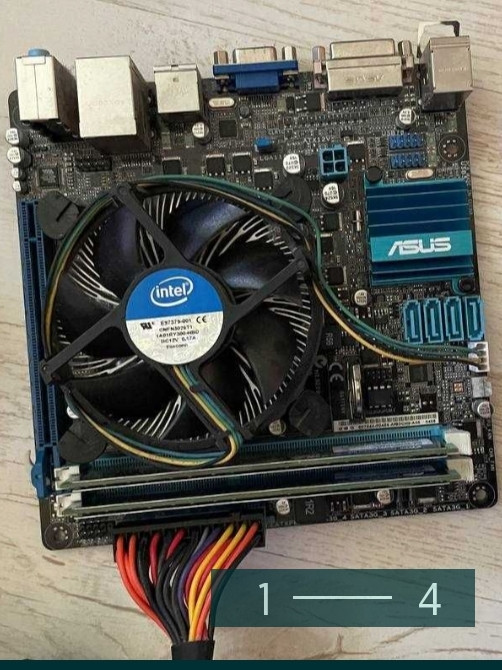 Материнська плата: ASUS P8H61-1 R2.0 MINIATX + Chieftec GPS-500A8. Київ - фото 2
