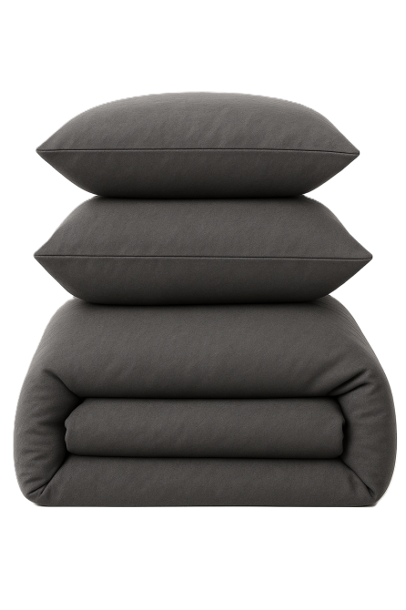 Ecotton Наволочка Ecotton 70х70 см фланель із бавовни Grey сірий Коломыя - изображение 1