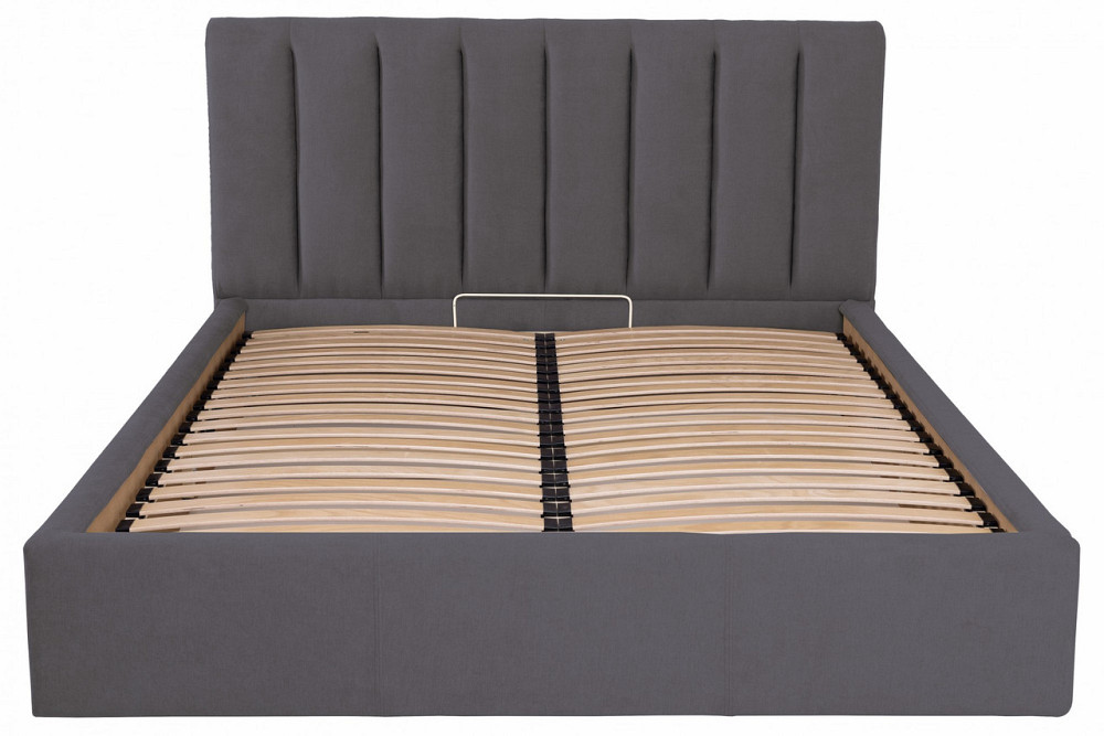 Ліжко Двоспальне Sanam Comfort 180 х 200 см Місті Dark Grey З підйомним механізмом та нішою для білизни Темно-сірий Дніпро - фото 16