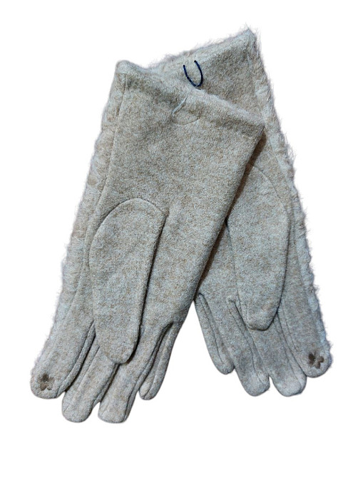 Перчатки сенсорные женские теплые one size кофейный Киев - изображение 2