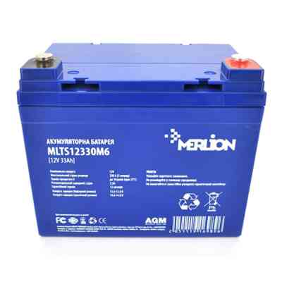 Батарея к ИБП Merlion EURO AGM 12 V 33 Ah (MLTS12330M6/ GP12330M6) Винница