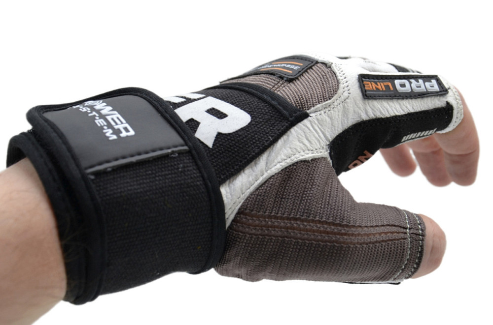 Рукавички для фітнесу Power System PS-2700 No Compromise Grey/White XL Кам'янське - фото 2