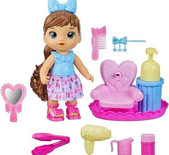 Лялька Бебі Аліве салон краси Baby Alive Sudsy Styling Brown Hair. Киев