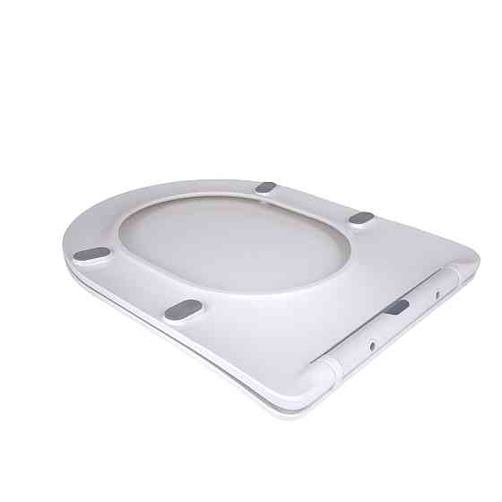 Qtap Сиденье для унитаза напольного (Grand) 560×363×30 мм, White, с микролифтом, Slim Duroplast, Quick Release QT26228301W3 Киев