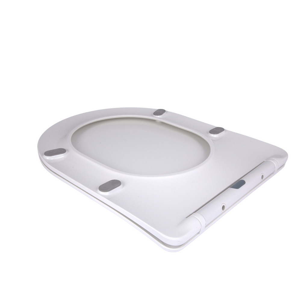 Qtap Сиденье для унитаза напольного (Grand) 560×363×30 мм, White, с микролифтом, Slim Duroplast, Quick Release QT26228301W3 Киев - изображение 4
