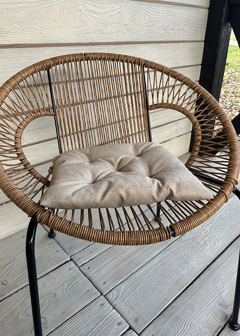 Подушка для стільців (38x38х5 см) Decorator Мальмо колір бежевий 84-100 Київ - фото 2