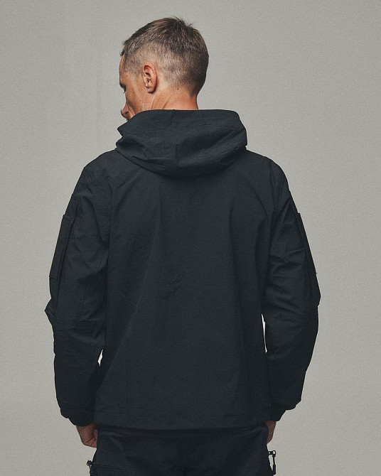 Армійська чоловіча демісезонна форма чорний, водонепроникний тактичний посилений костюм чорний Львів - фото 9