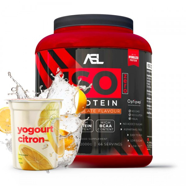 Протеїн AllSports Labs Iso Zero Protein 2 kg (Lemon-Yogurt) (90 % isolate, zero lactose, zero sugars, aspartame free) Луцьк - фото 1