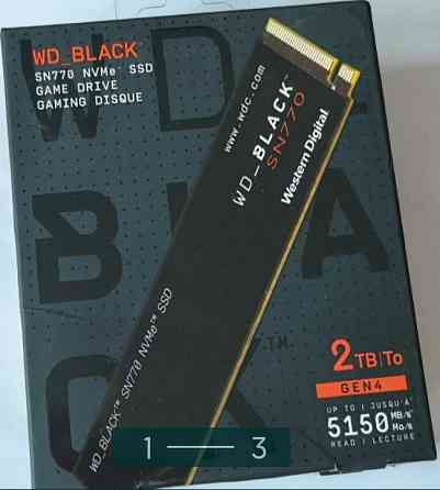 Жорсткий Диск: SSD-накопичувач WD Black SN770 2TB. ( WDS200T3XOE) Київ