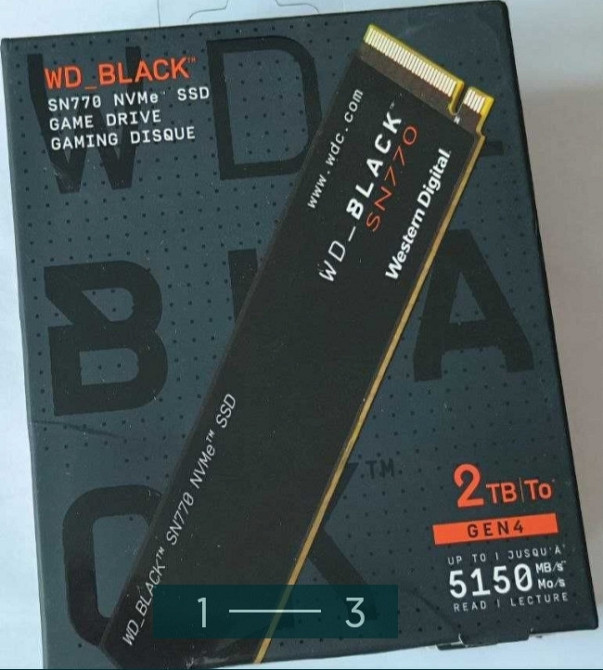 Жорсткий Диск: SSD-накопичувач WD Black SN770 2TB. ( WDS200T3XOE) Київ - фото 1