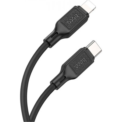 Дата кабель USB-C to Lightning 1.0m Cool silicone PD 20W X90 black HOCO (6931474788382) Винница - изображение 2