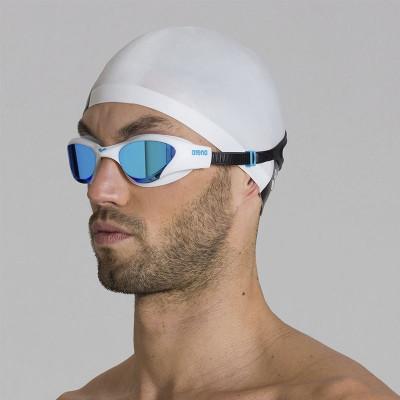 Очки для плавания Arena The One Mirror 003152-100 білий, блакитний Уні OSFM (3468336363560) Винница - изображение 2