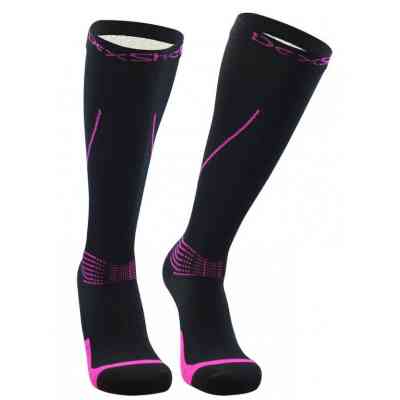 Водонепроникні шкарпетки Dexshell Compression Mudder S Black/Pink (DS635PNKS) Вінниця