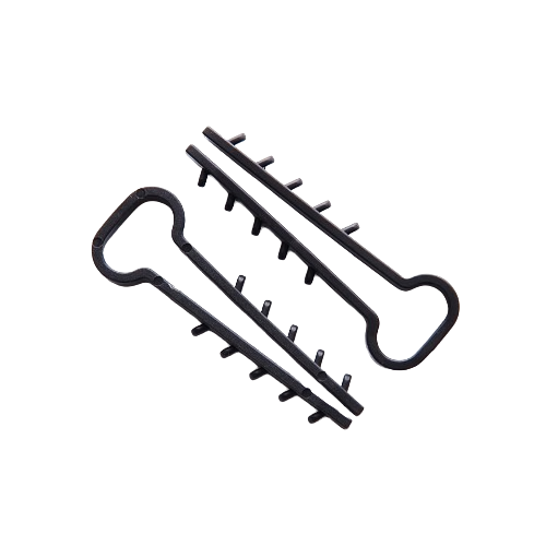 Дюбель-ялинка 10*5мм для плоского кабелю чорний 100шт/уп APRO Житомир - фото 3