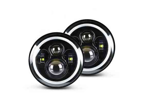 Світлодіодна фара 7 дюймів Led ВАЗ 2101 2121-21213 Нива Уаз Газ Ваз 45W Харків