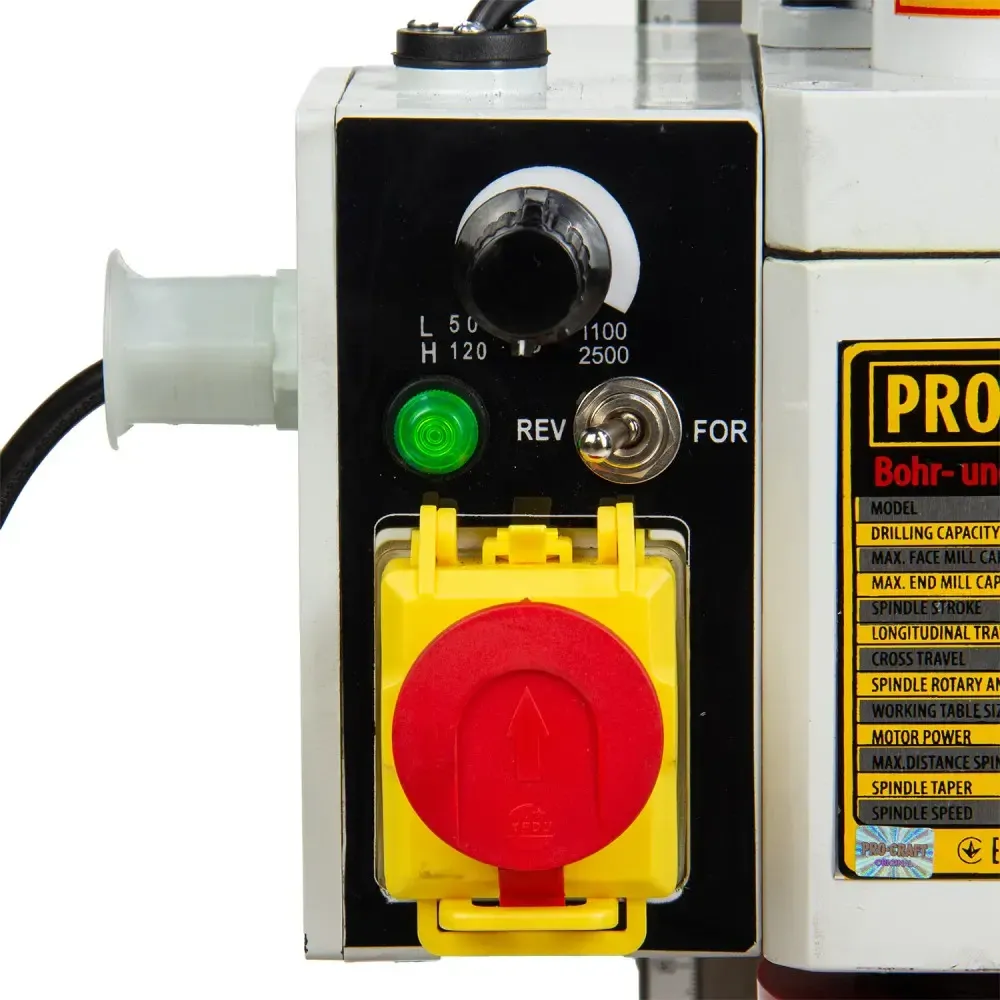 Фрезерний верстат для металу Procraft промисловий верстат для фрезерування універсальний фрезерний інструмент 550 Вт Львів - фото 9