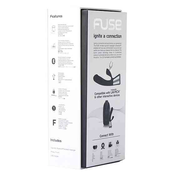 Интерактивный вибратор-кролик Ohmibod Fuse for Kiiroo Black Sex Aura Киев