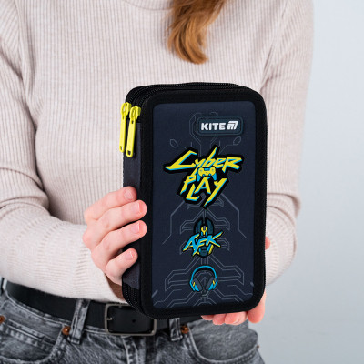Пенал Kite 623 Cyber, 2 відділення (K25-623-4) Винница - изображение 7