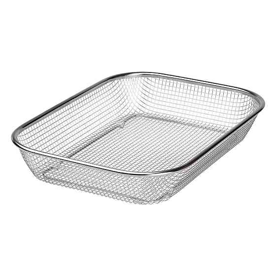 Zhongjing Сито-кошик для миття овочів та фруктів 37.5х27.5х6.8 см друшляк з нержавіючої сталі H Киев