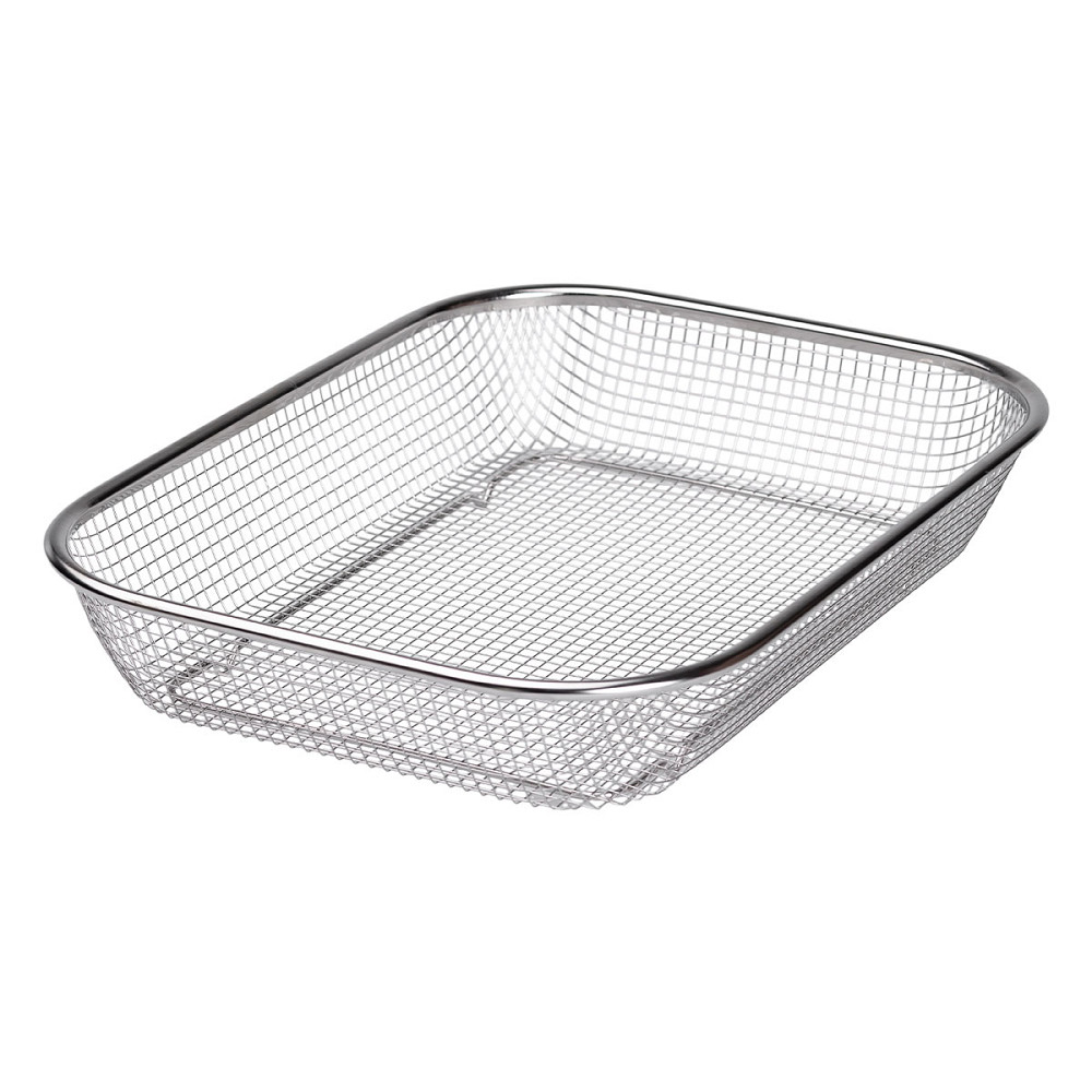 Zhongjing Сито-кошик для миття овочів та фруктів 37.5х27.5х6.8 см друшляк з нержавіючої сталі H Киев - изображение 5