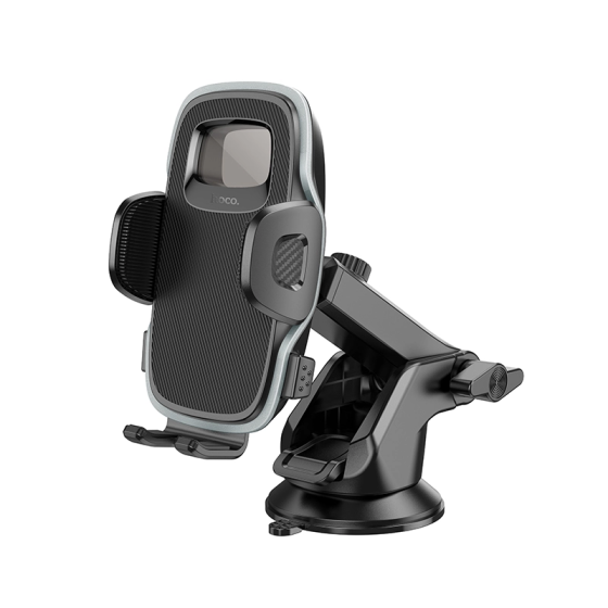 Автомобильный держатель для телефона HOCO H15 Fair push-type car holder(center console) Black Одесса