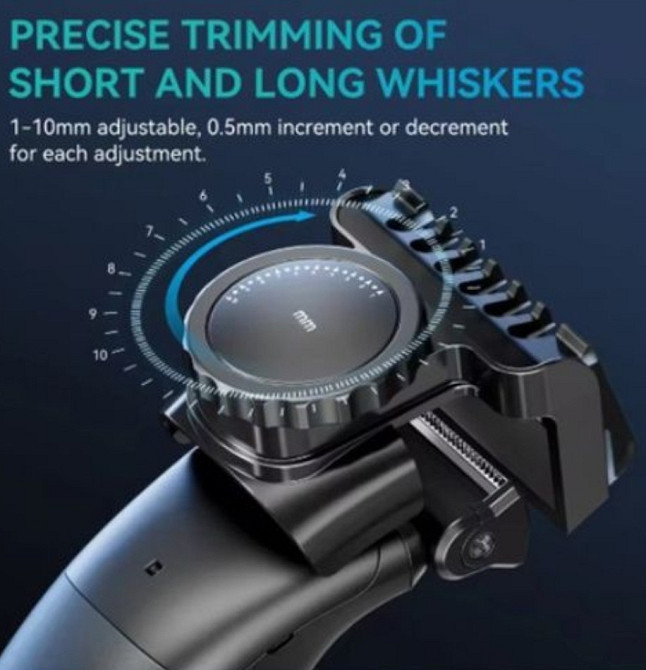 Бритва Тример для обличчя й тіла зі змінними насадками S15 чорний Kensen. Київ - фото 5