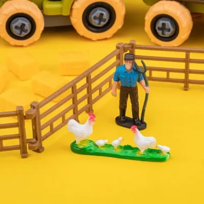 Ігровий набір Otamanko Веселий хутір (трактор із причепом, фермер із вівцями та курми) (8807) Вінниця