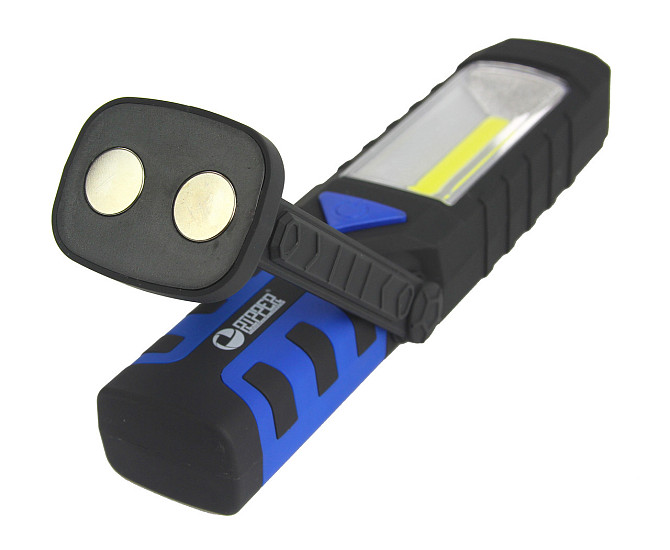 Ліхтарик багатофункційний LED 240 lm з опцією PowerBank синьо-чорний Стрий - фото 8