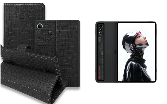 Книга-трансформер для планшета ZTE REDMAGIC Astra Gaming Tablet, цвет Black Krokodil Black Киев