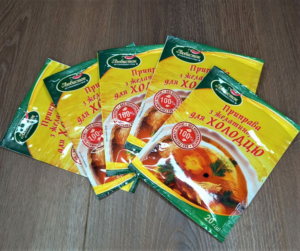 Приправа с желатином для Холодца ТМ Любисток 20гр (уп 5штук) Харьков - изображение 2