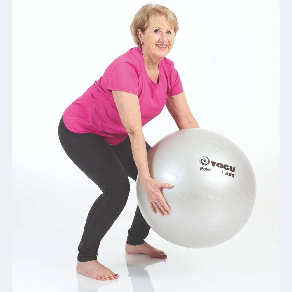 Мяч гимнастический TOGU Powerball ABS - 75 см (серебристый) Днепр - изображение 8