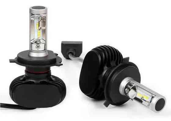 Комплект світлодіодних ламп HeadLight S1 H4 6500K 4000lm з радіатором 12-24V Харків