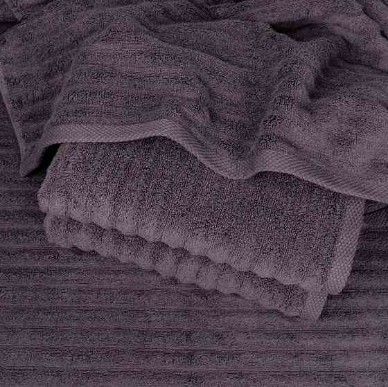 Банний махровий рушник GM Textile 70x140см Преміум якості Зеро Твіст 550г/м2 (Виноградний) Суми