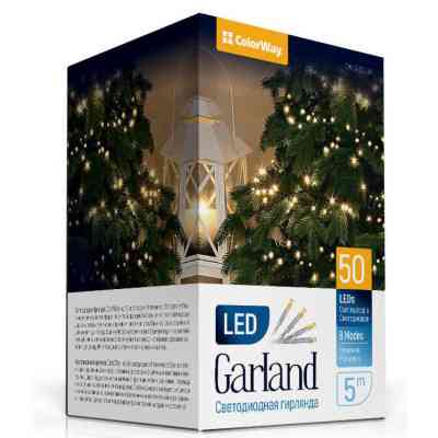 Гірлянда ColorWay LED 50 5м 8 функцій (CW-G-50L5V) Вінниця