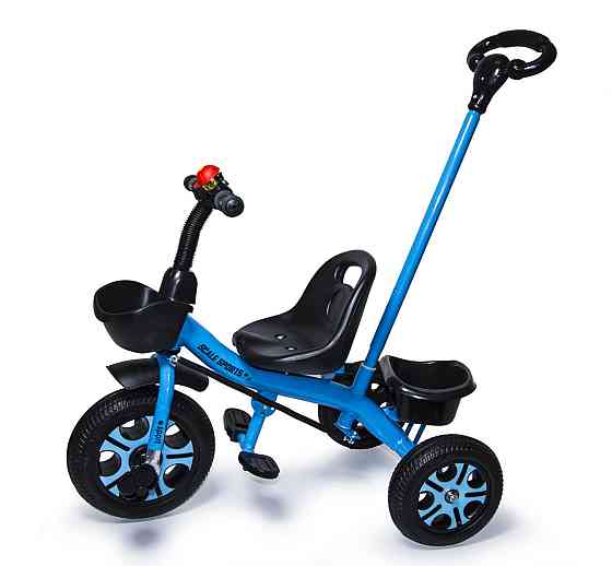 Дитячий металевий триколісний велосипед Scale Sport із батьківською ручкою. Одеса