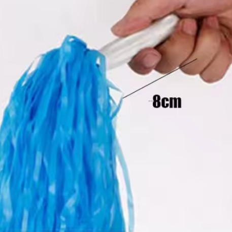 Помпоны для черлидинга голубой 2 шт. Киев - изображение 3