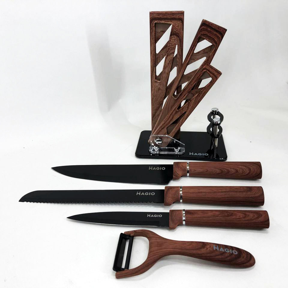 Топ кращих ножів для кухні, Набір литих кухонних ножів, Ножі для кухонних потреб Набори NR-26 Івано-Франківськ - фото 7