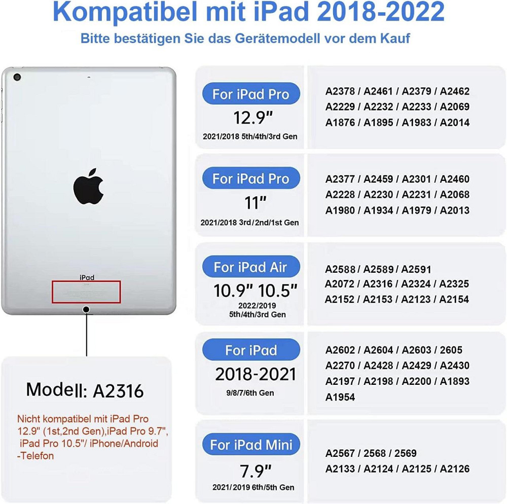 Активний стилус RAMSWIN K2259 White для iPad (2018-2022) з функцією відхилення долоні та магнітним кріпленням Київ - фото 15